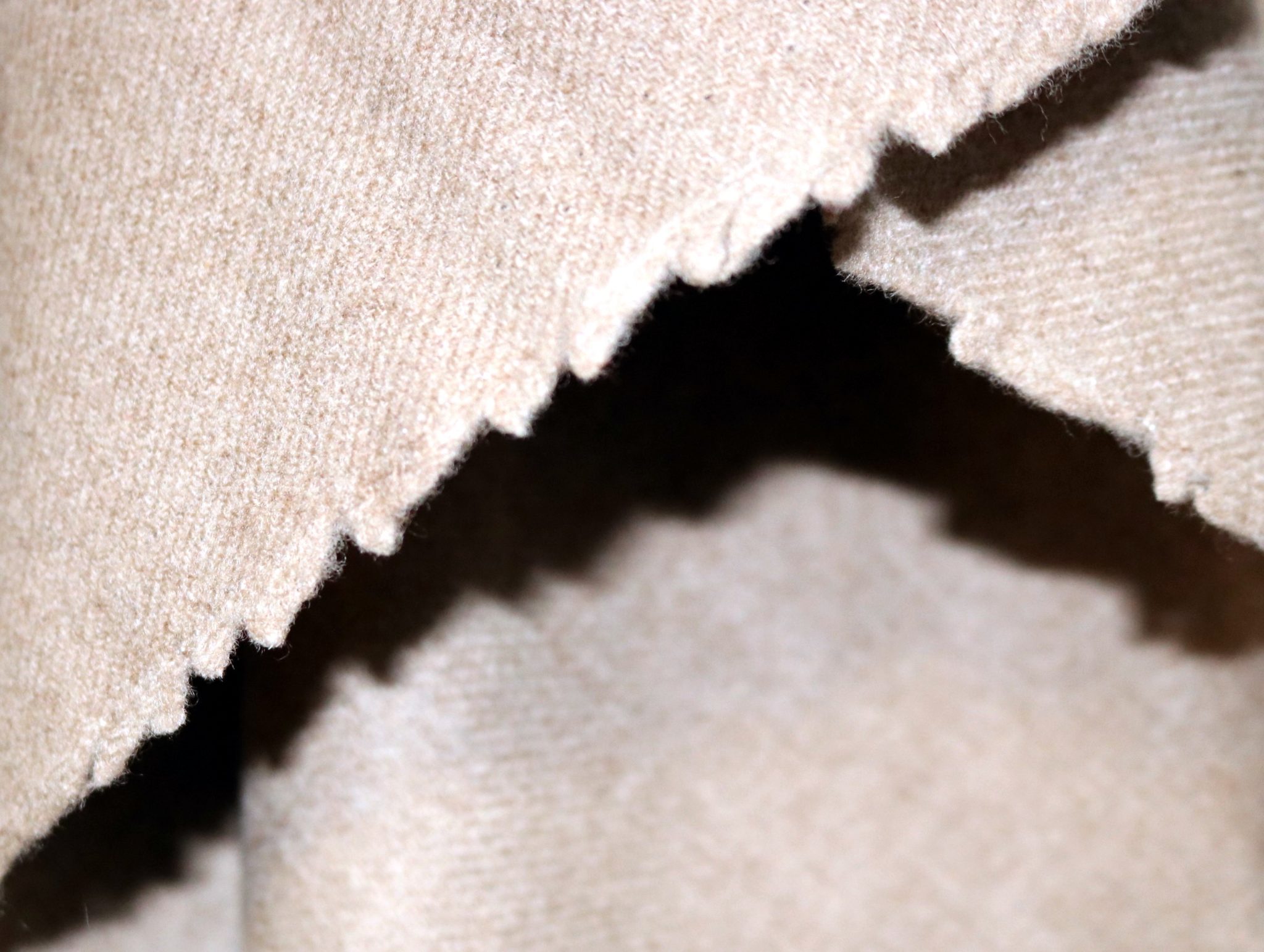 Ruana Selvedge Hem