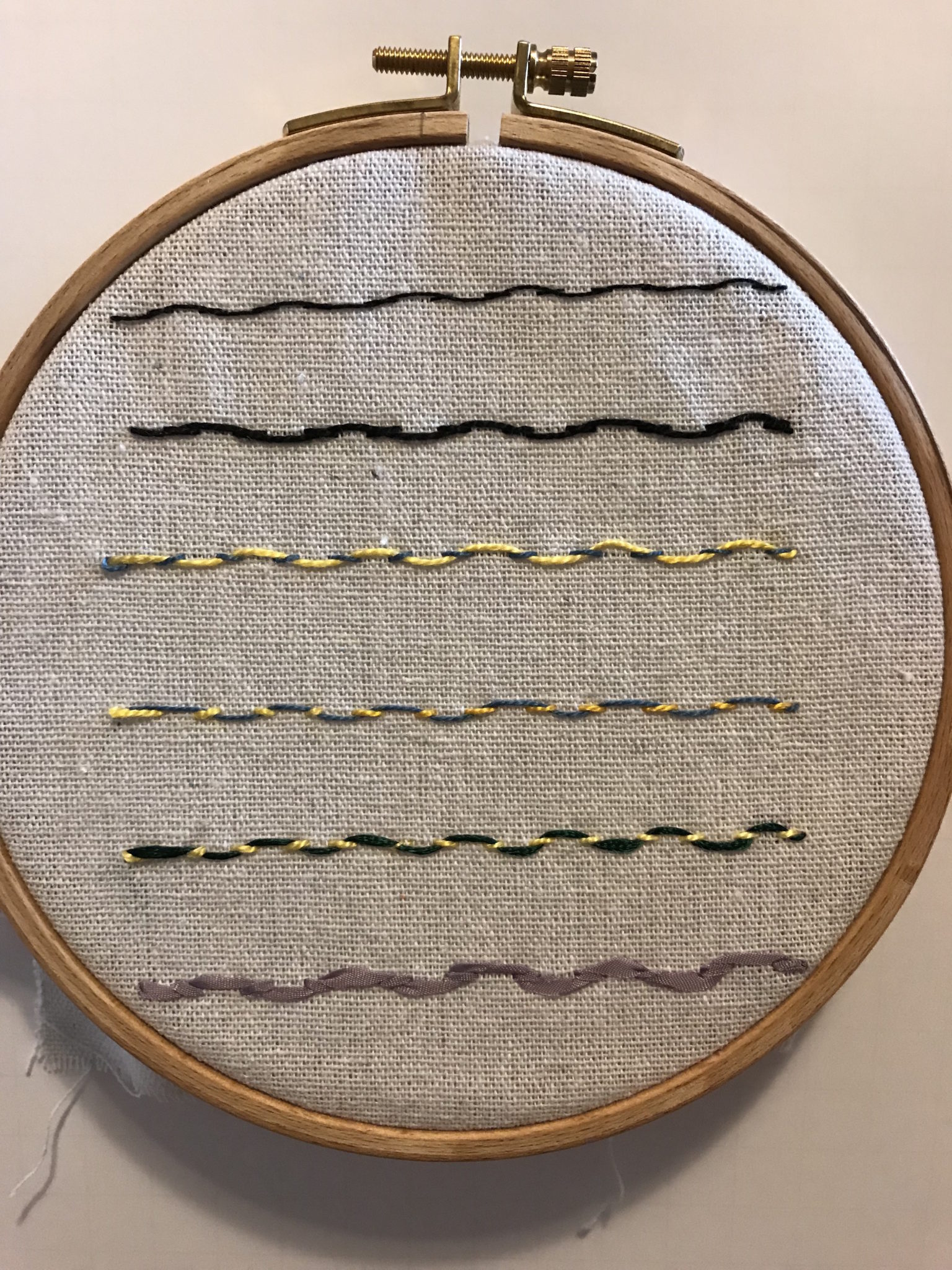 Embroidery: Laced Running Stitch | Create Whimsy