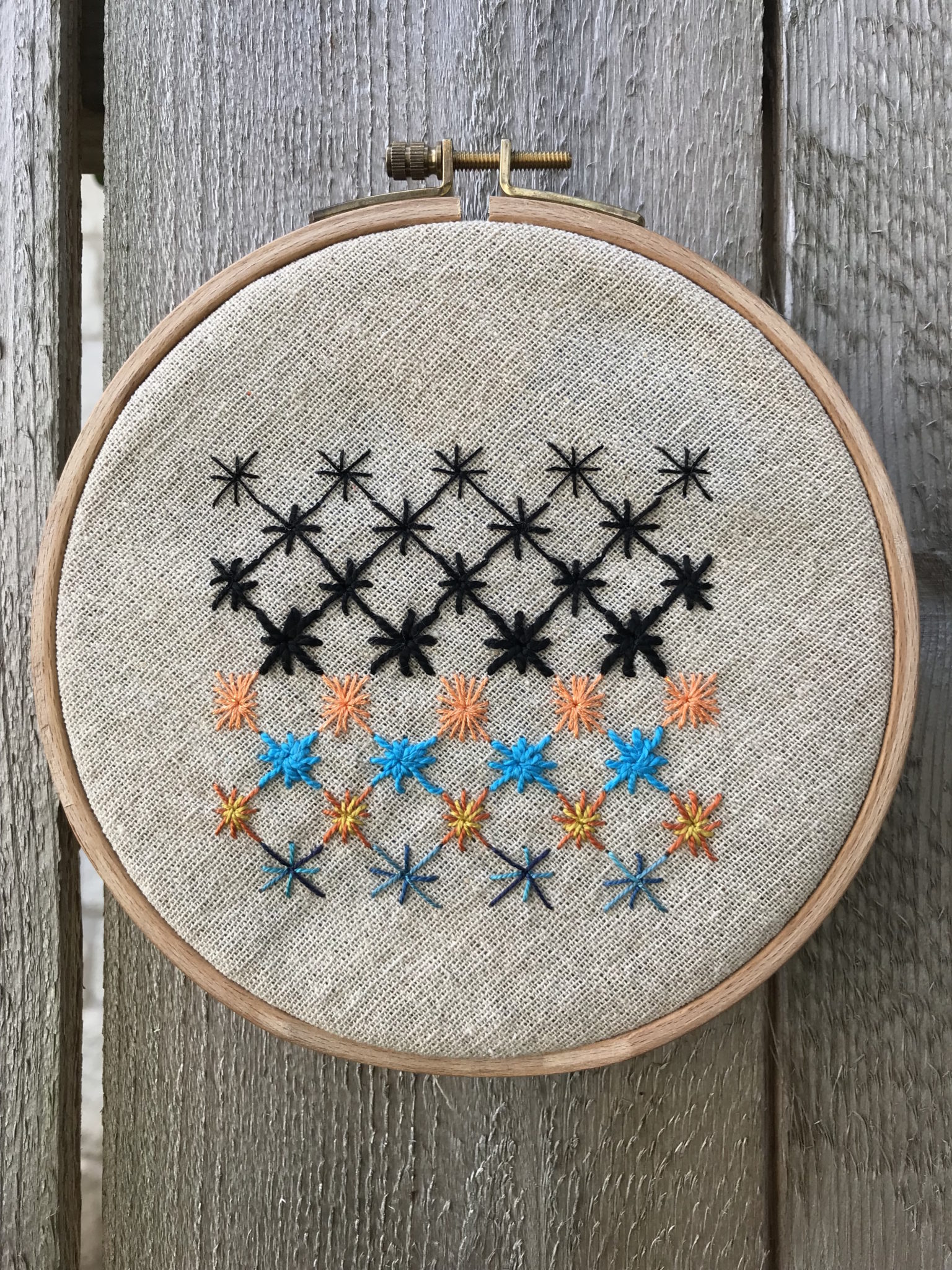 Embroidery Algerian Eye Stitch Create Whimsy